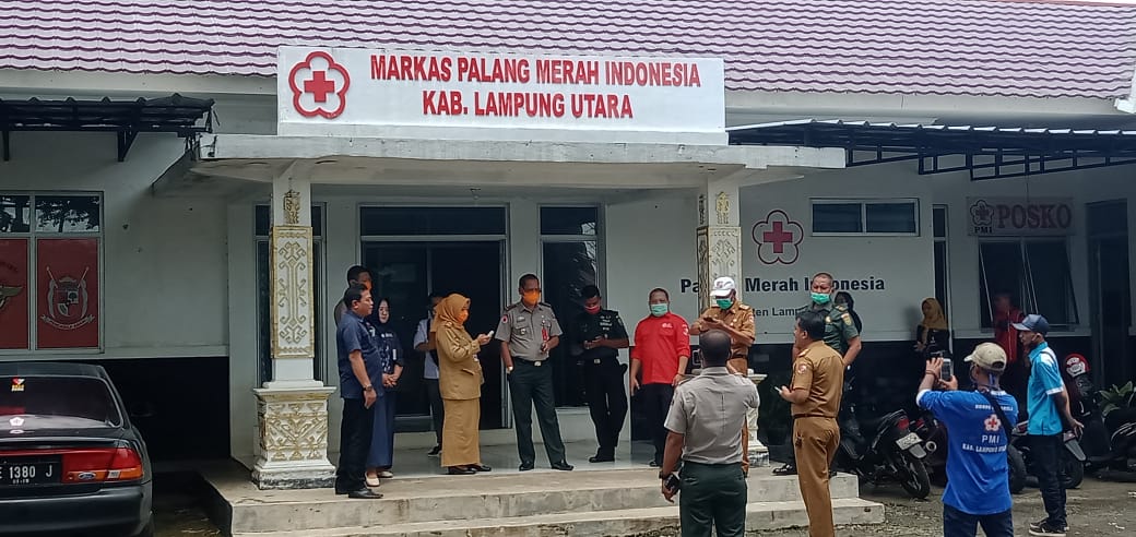 Peninjauan Posko Terpadu Layanan Covid 19 Di Gedung  Kopri 