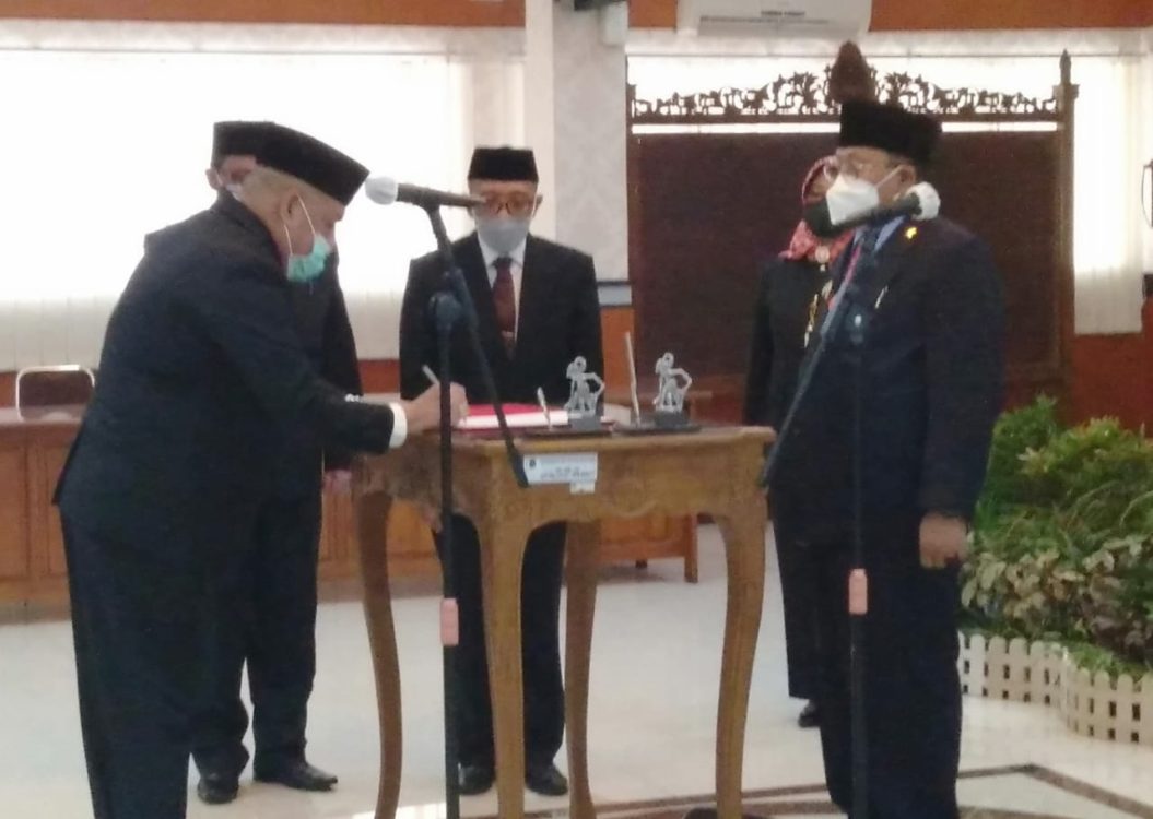 Walikota Blitar, Santoso Saat Melantik Skretaris Daerah