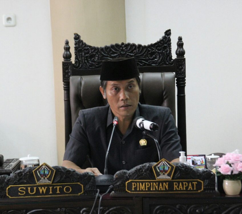 Ketua DPRD Kabupaten Blitar, Suwito Saren Satoto