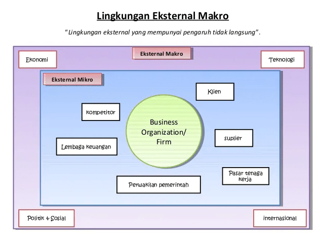 Manajer Dan Lingkungan Eksternal Organisasi