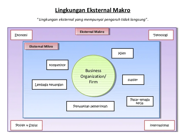 Manajer Dan Lingkungan Eksternal Organisasi