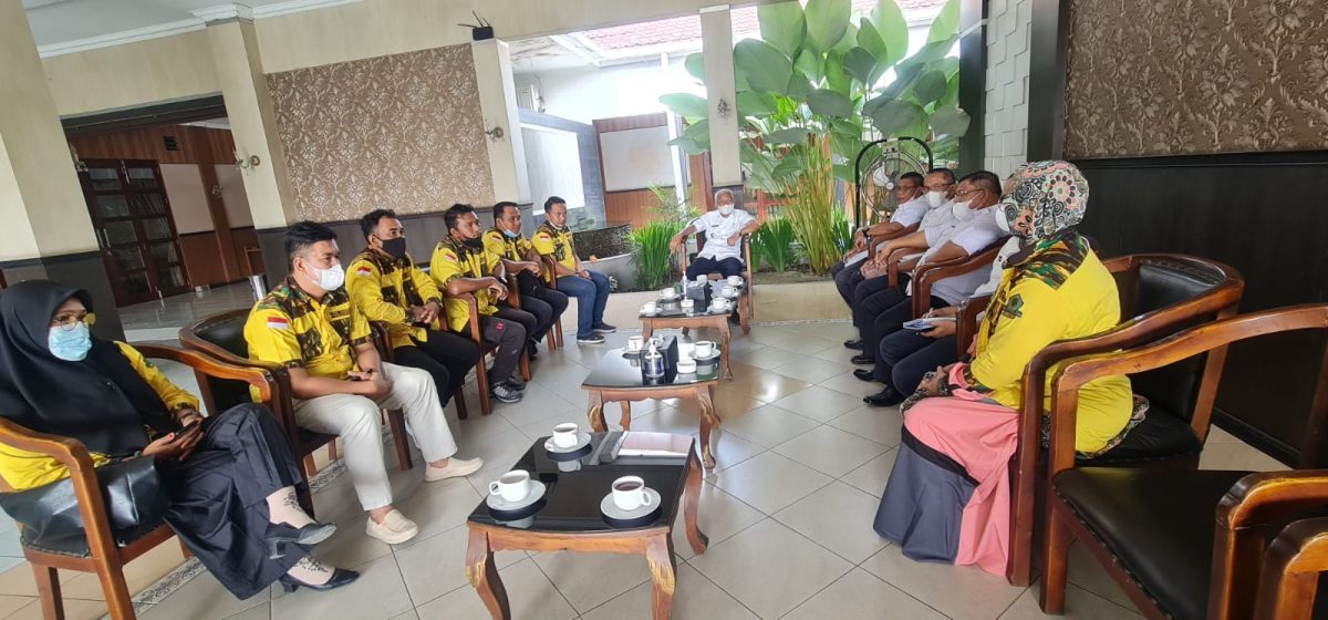 Bupati Asahan H. Surya BSc menerima audiensi pengurus AMPG Kabupaten Asahan