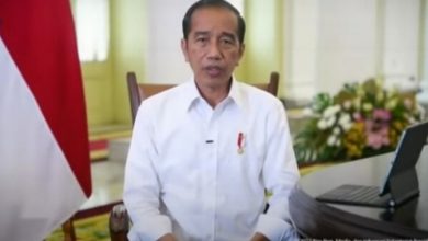 Presiden Joko Widodo Saat Memberikan Keterangan