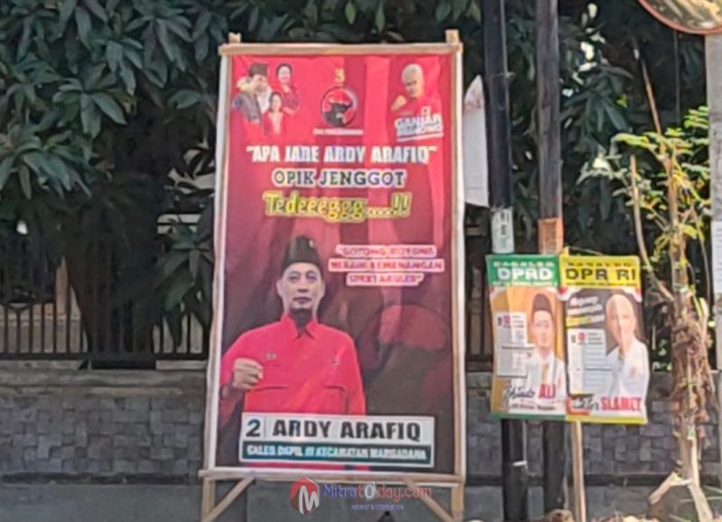Banner dan Baliho Partai Gelora Kota Tegal Dicopot Tak Tersisa, Rofi'i